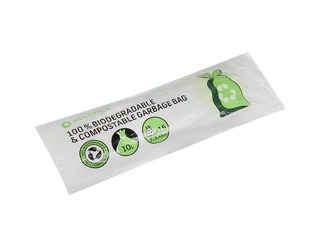 Biolagunevad prügikotid BIO, rohelised, 10l, 18 mikr., 15 tk.