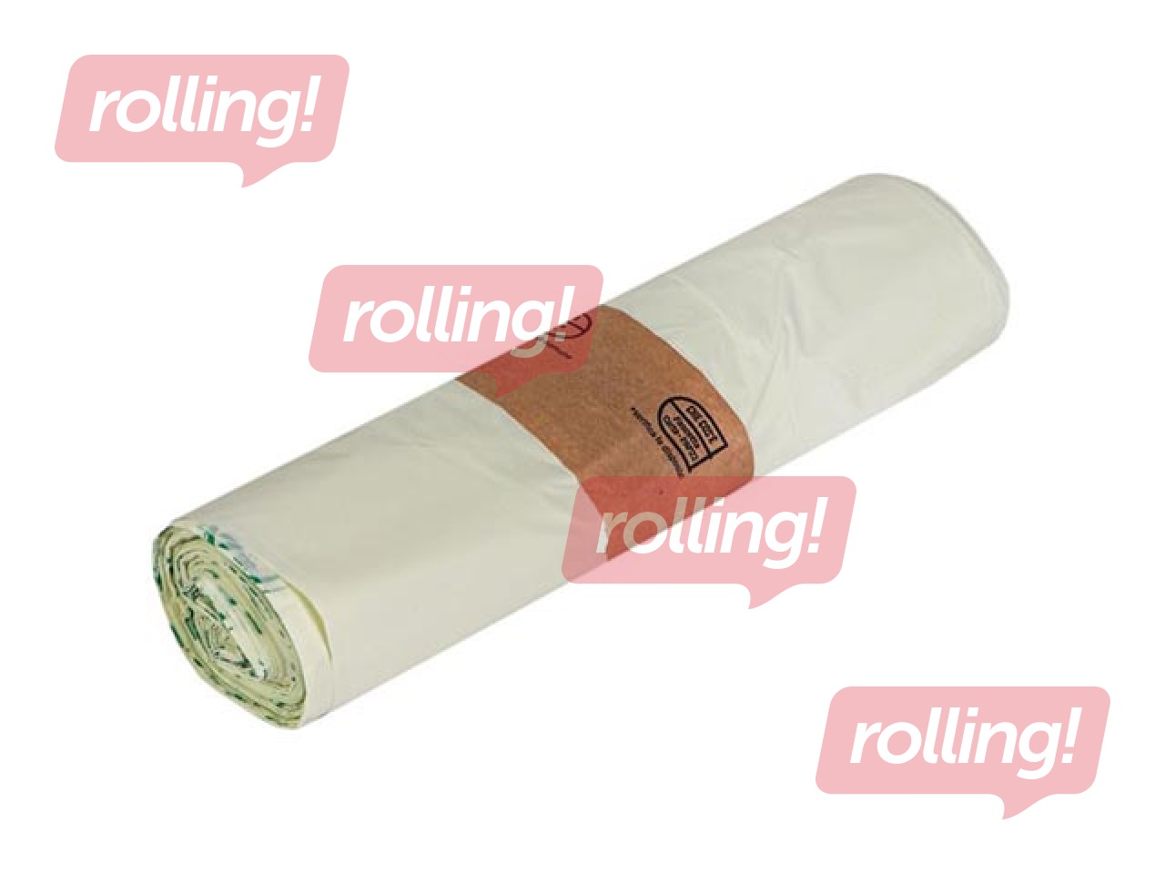 Biolagunevad prügikotid BIO, rohelised, 240l, 17 mikr., 10 tk.