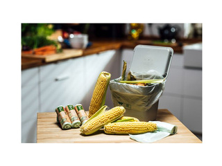 Prügikotid Paclan, For Nature, biolagunevad, helerohelised, 14µm, 12l, 15tk.