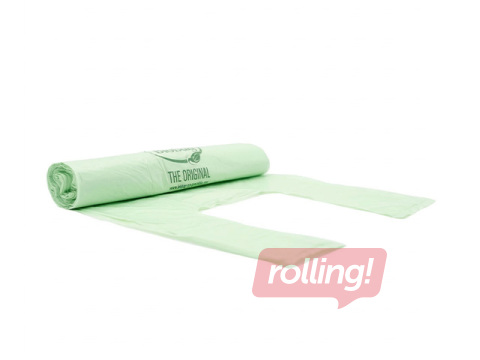 Atkritumu maisi BioBag, kompostējami, zaļi, 15μm, 20l, 25 gab.