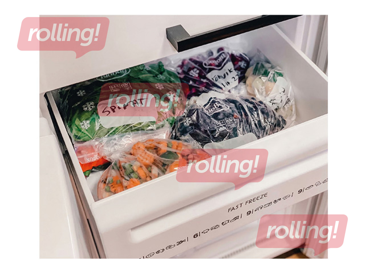 Пакеты BioBag, компостируемые, для заморозки продуктов, прозрачные, 6л, 20 шт.