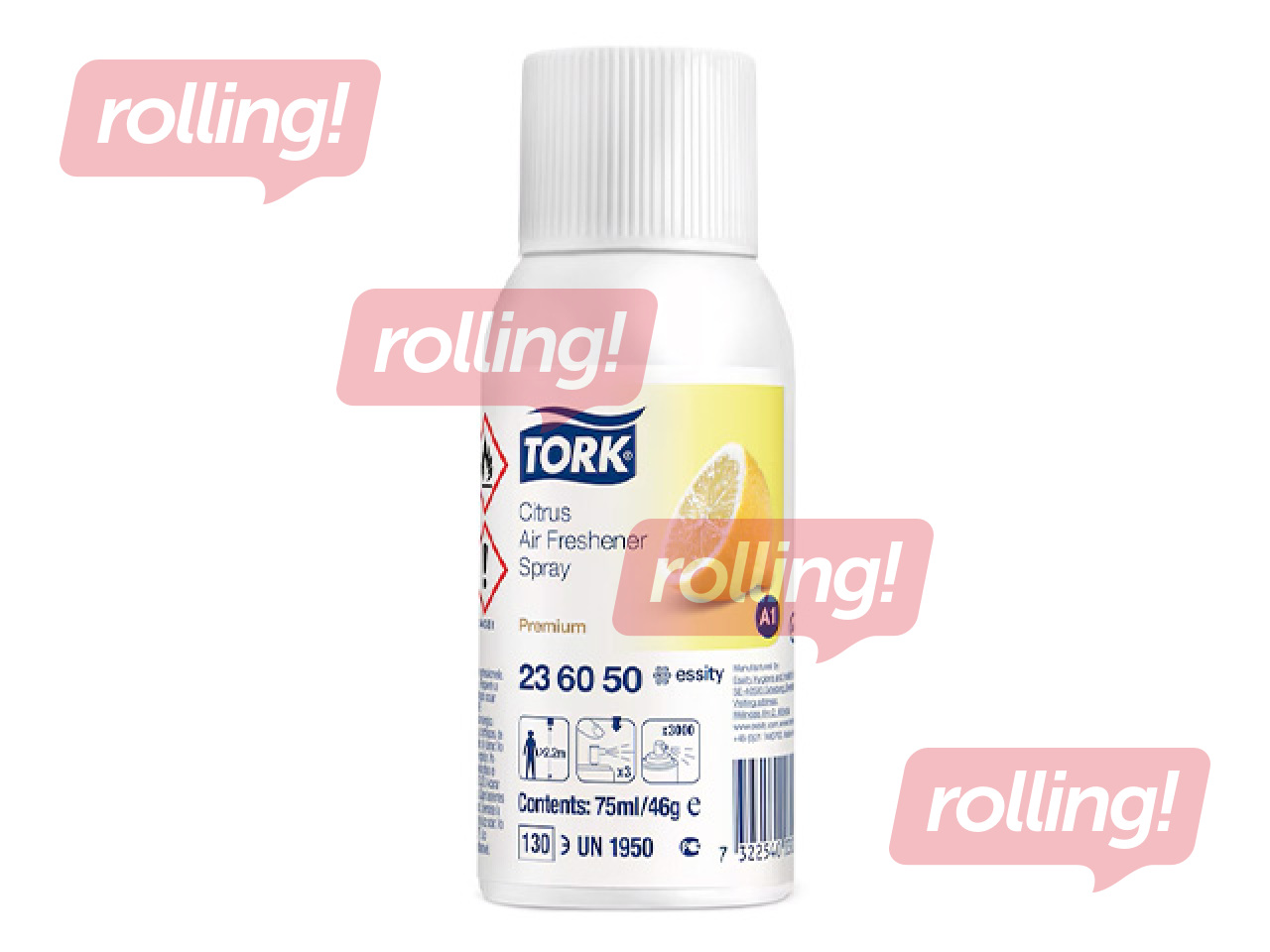 Gaisa atsvaidzinātaja rezerve Tork A1, Citrus, 75ml