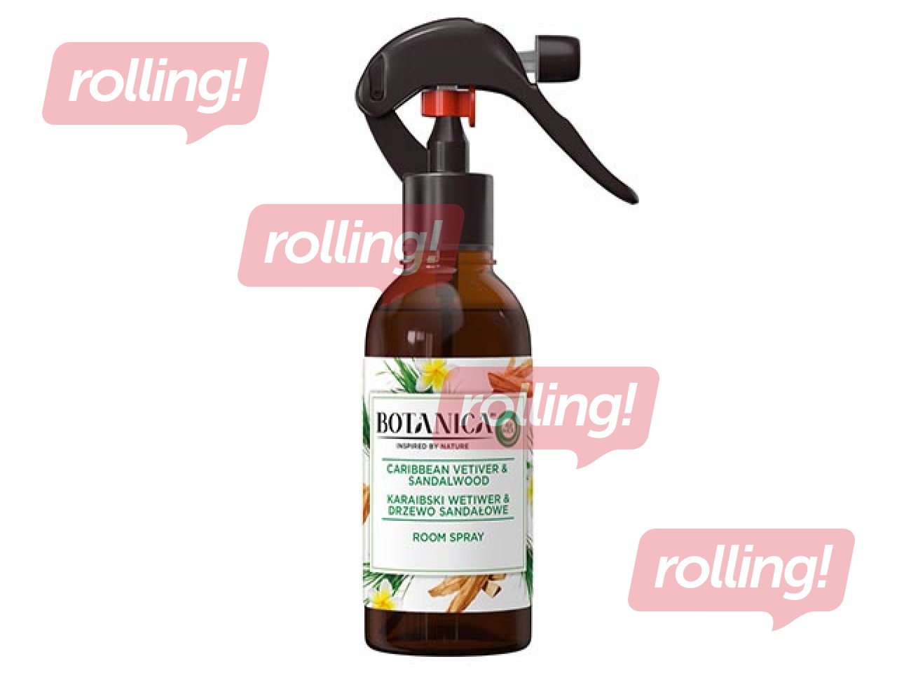 Õhuvärskendaja Air Wick BOTANICA, Caribbean Vetiver & Sandalwood, 236ml