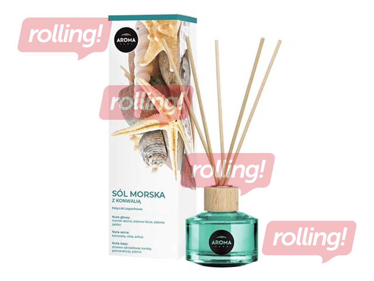 Aromaatsed pulgad Basic, Sea Salt with Lily 50 ml