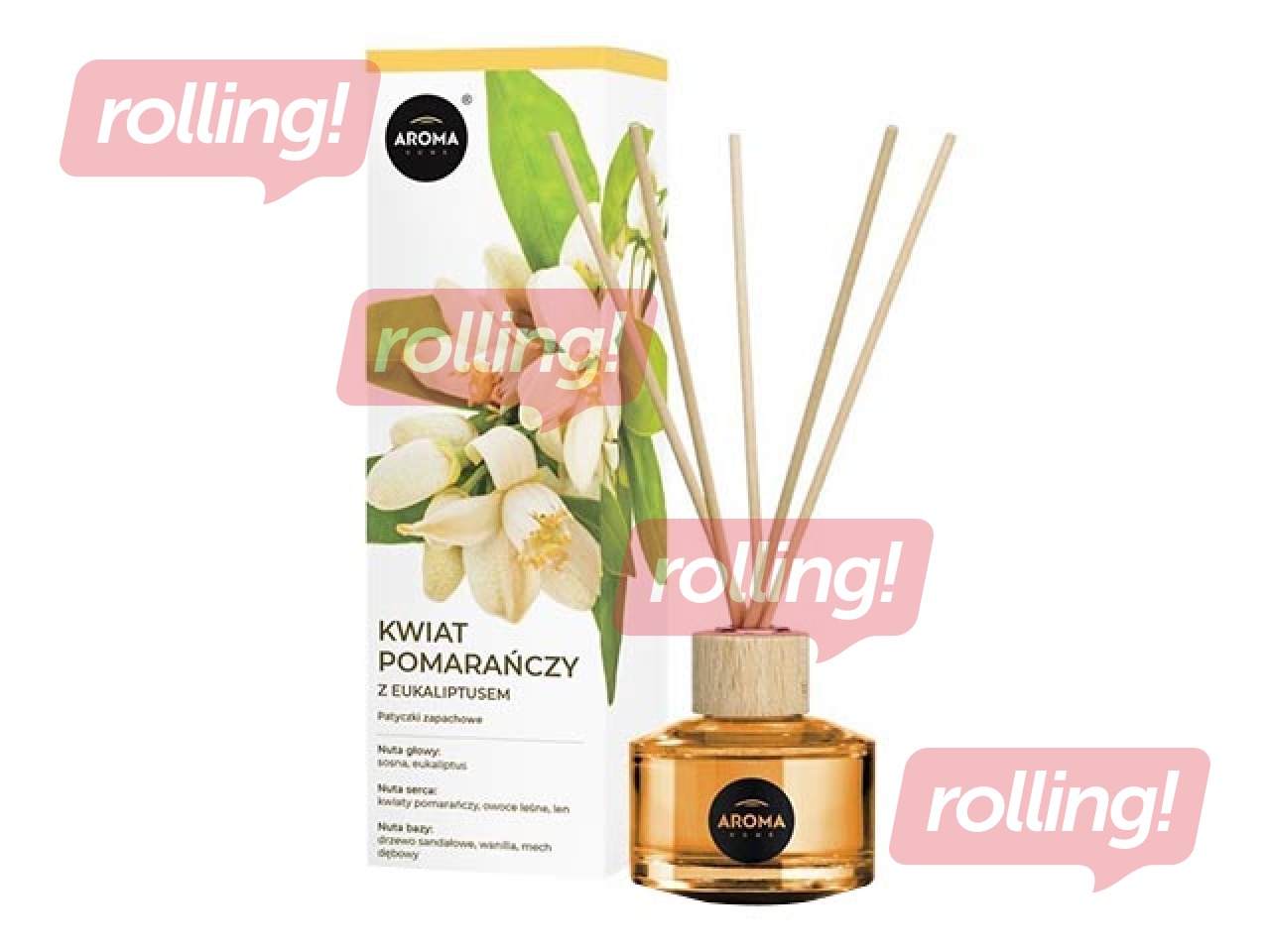 Aromātiskie kociņi Aroma Home Basic, Orange Flower with Eucalyptus 50ml