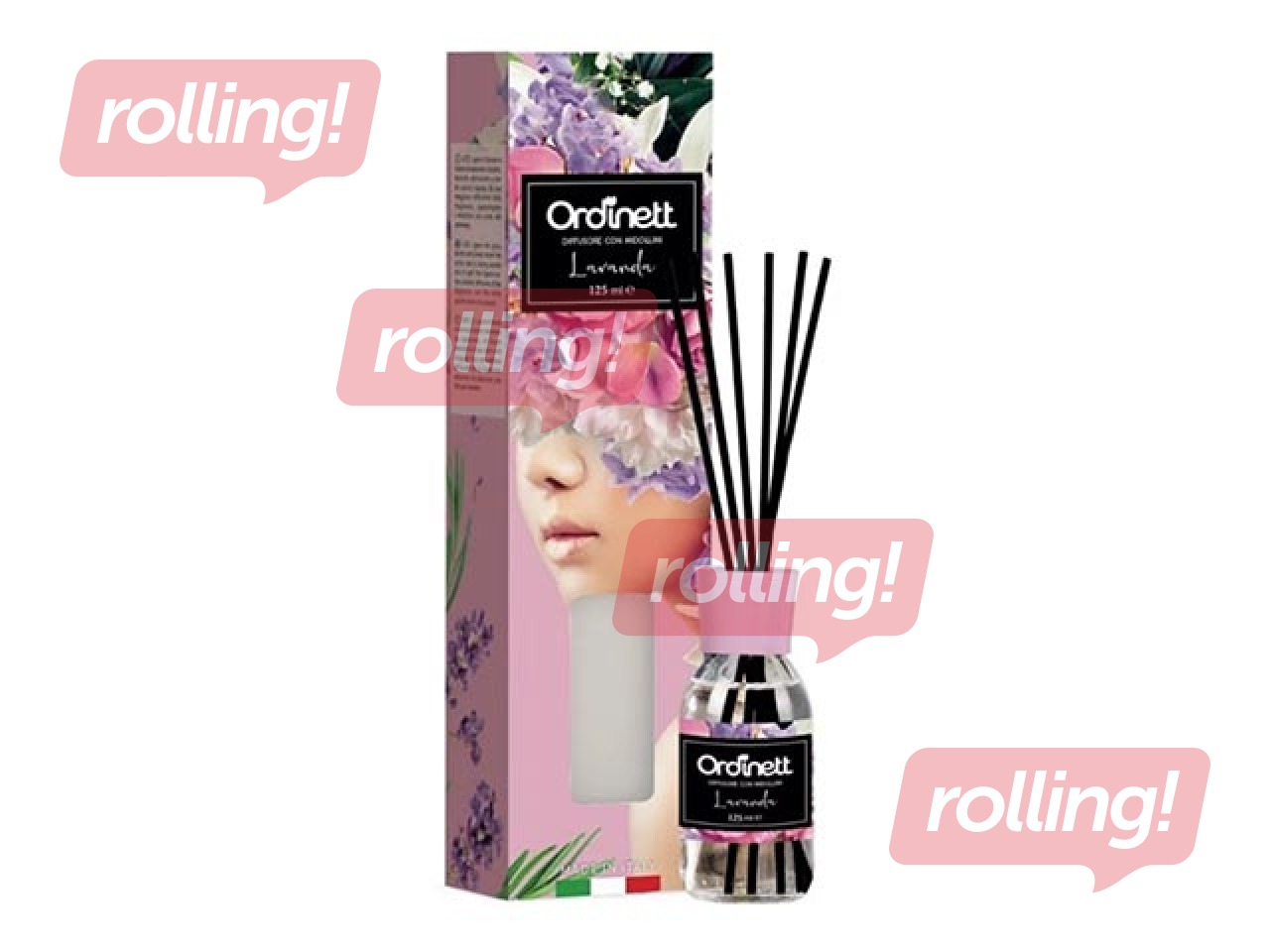 Aroomipulga difuusor Ordinett, lavendel, 125ml