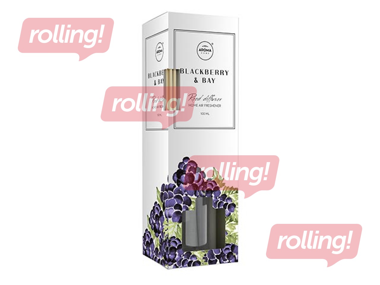 Lõhnapulgad Aroma Home, PERFUME, Blackberry & Bay, 100ml