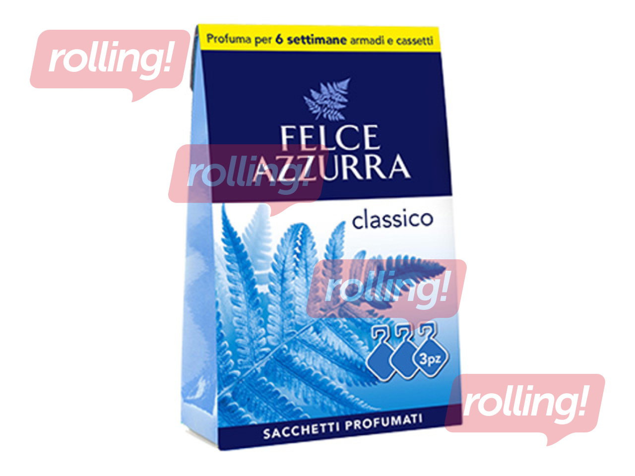 Aroomikotikesed Felce Azzurra, Classico, 3 tk