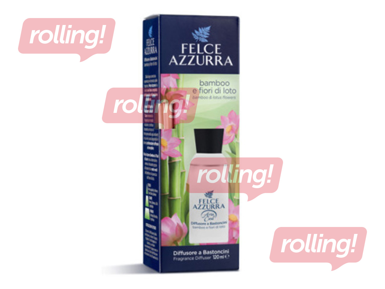 Aroomipulgad Felce Azzurra, Bamboo & Lotus, 120ml