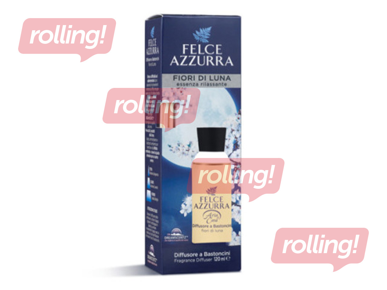 Aromātiskie kociņi Felce Azzurra, Moon Flower, 120ml