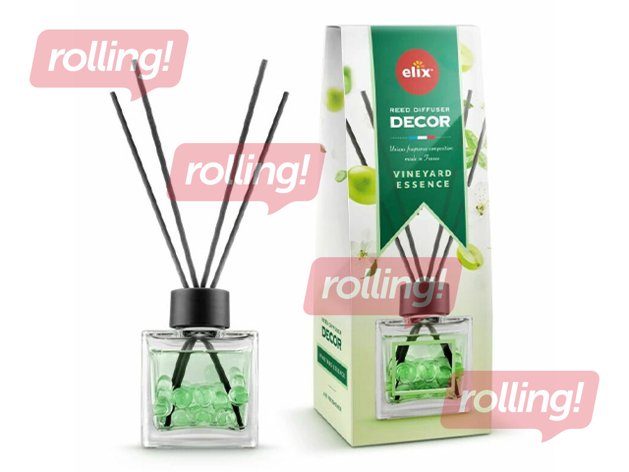 Reed diffuser Elix Decor, Vineyard Essence, 100ml