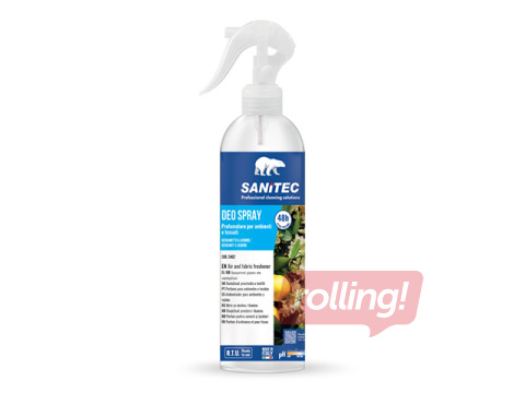 Õhuvärskendaja Sanitec, Bergamotto & Jasmine, 300ml