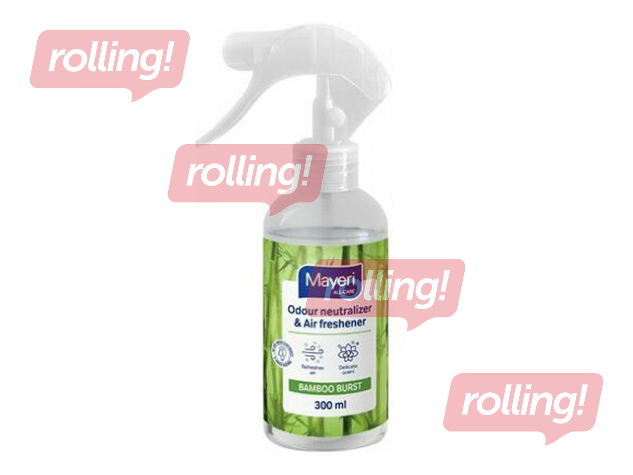 Õhuvärskendaja Mayeri, All-Care, Bamboo Burst, 300ml