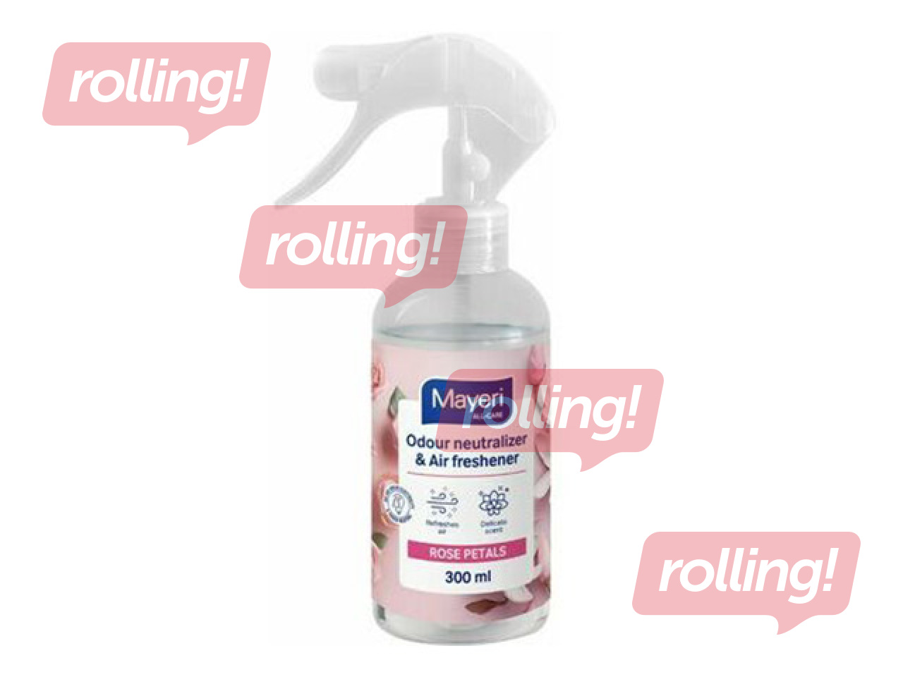 Gaisa atsvaidzinātājs Mayeri All-Care, Rose Petals, 300ml