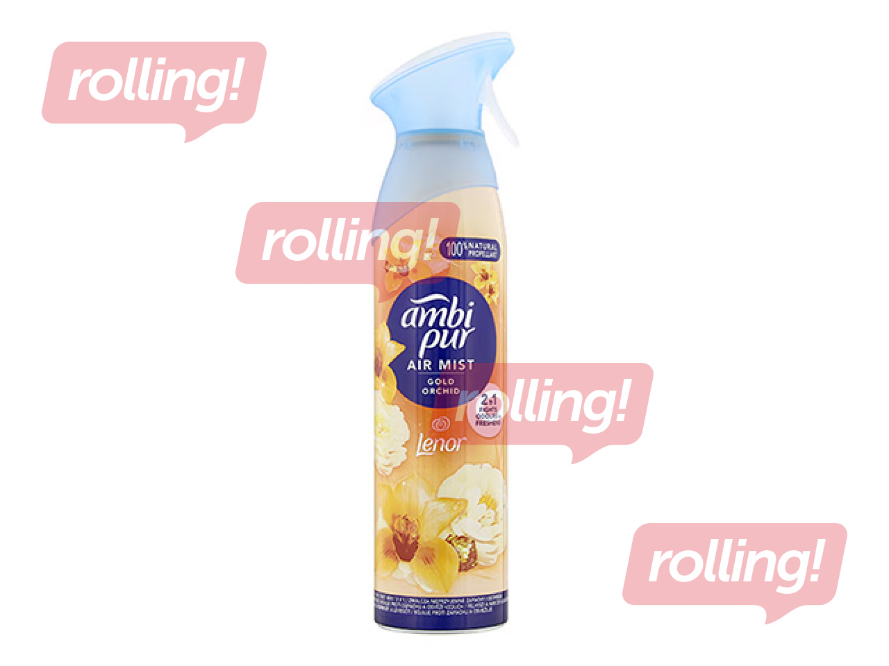Gaisa atsvaidzinātājs Lenor, Ambi Pur, Gold Orchid, 185ml