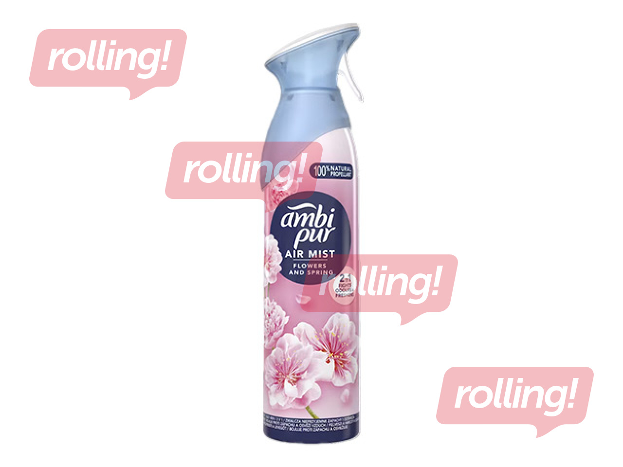 Gaisa atsvaidzinātajs Lenor, Ambi Pur, Flowers & Spring, 185ml