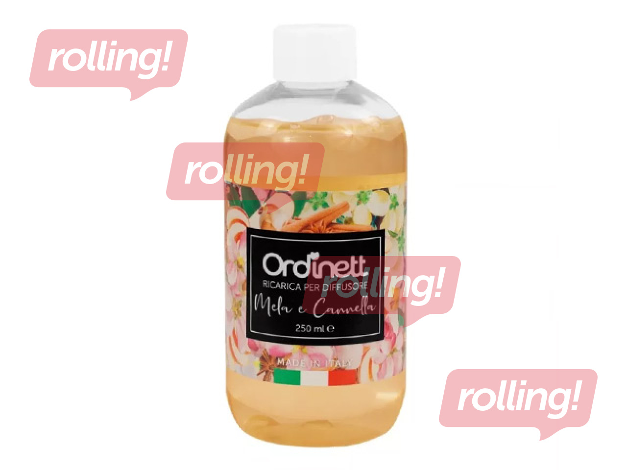Aroomidifuuseri täitevedelik Ordinett, õun ja kaneel, 250ml