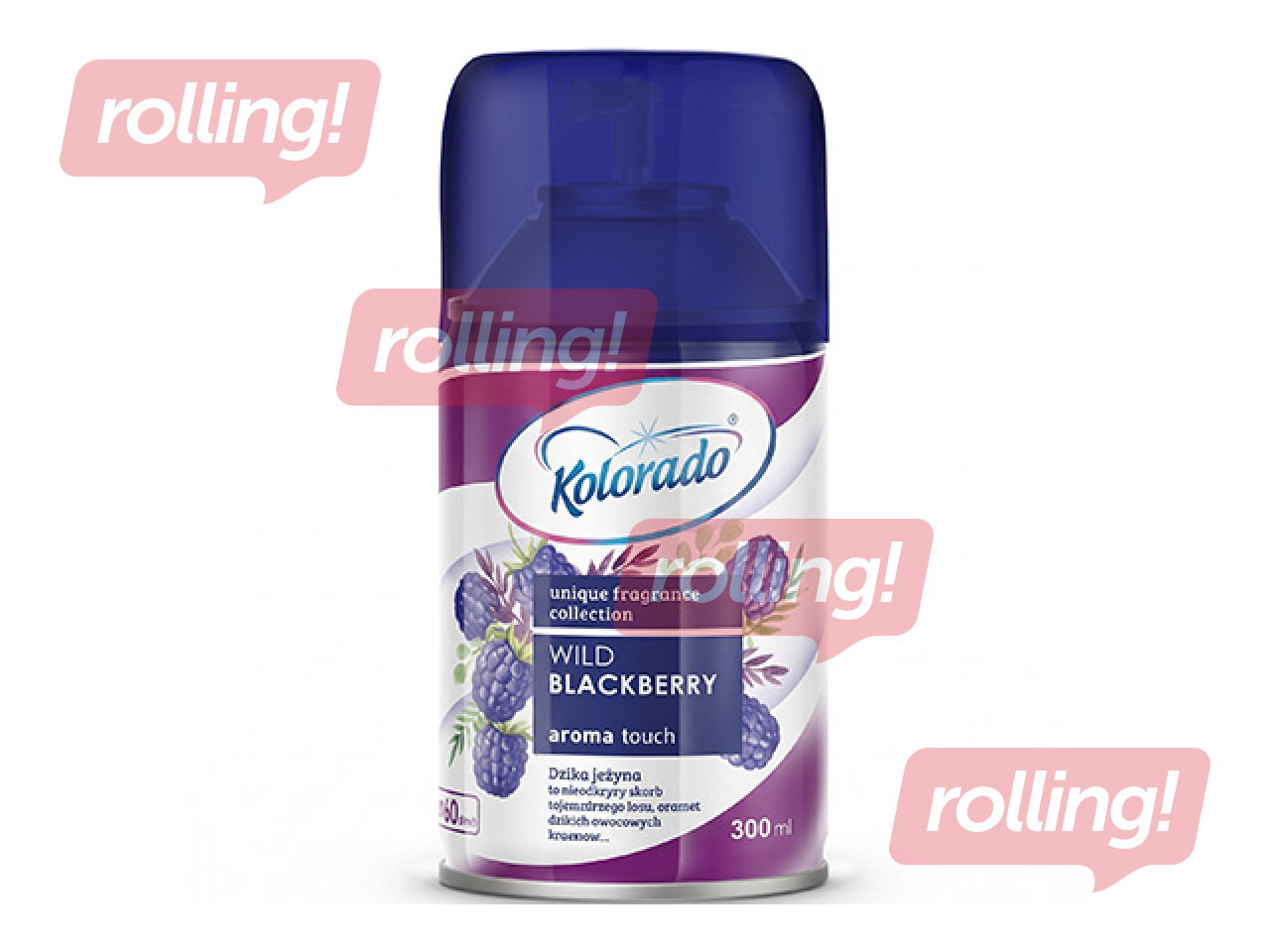 Air freshener Kolorado Aroma Touch Wild Blackberry, 300ml