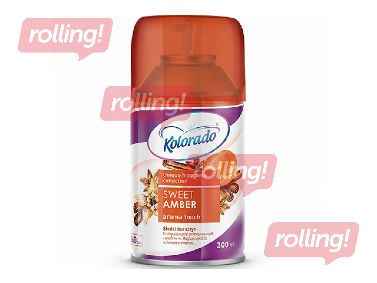 Air freshener Kolorado Aroma Touch Sweet Amber, 300ml