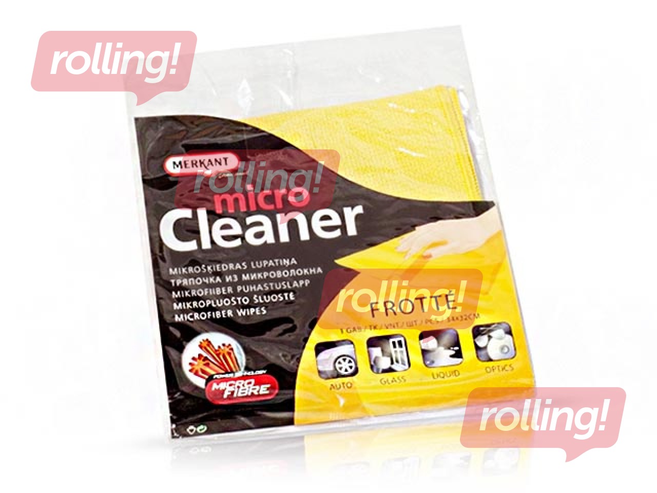 Mikrokiust lapid Merkant, 34 x 32 cm, frotee