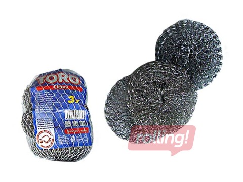 Sponges Toro, metal, 3 pcs.