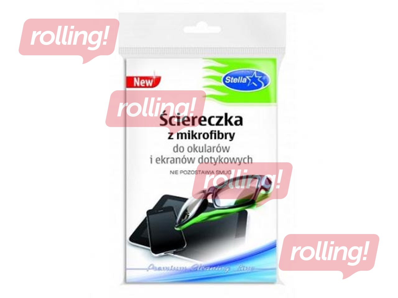 Puhastuslapp optikale mikrokiust 18 x 16 cm, 1 tk