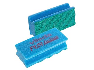 Abrasive sponge VILEDA Pur Active, 7 x  15 cm, blue