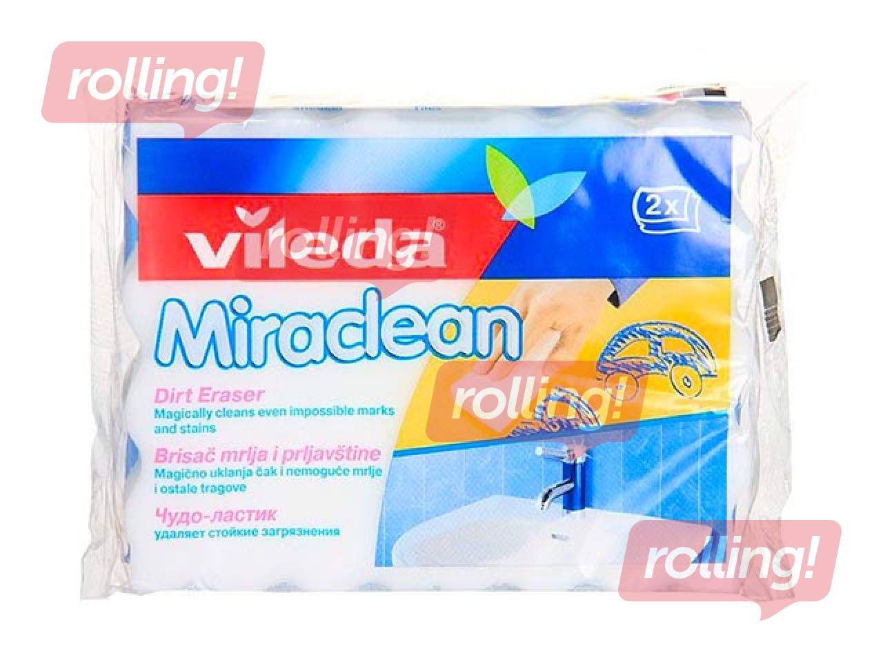 Käsn Vileda Miraclean, 2tk 