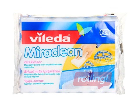 Sponge Vileda Miraclean with foam, 2pcs
