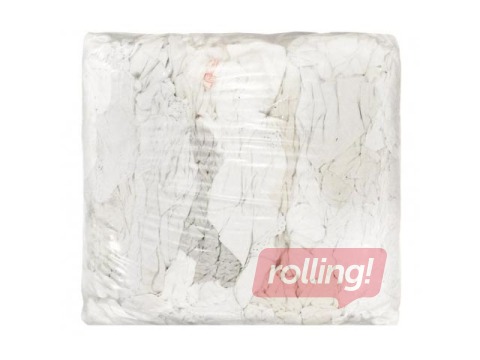 Технические тряпки, белые, неразрезанные, 10кг