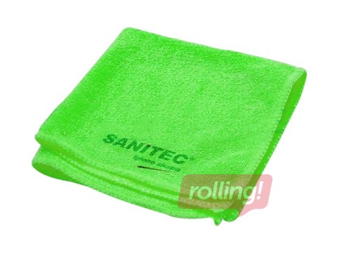 Microfiber cloth Sanitec, green, 5 pcs.