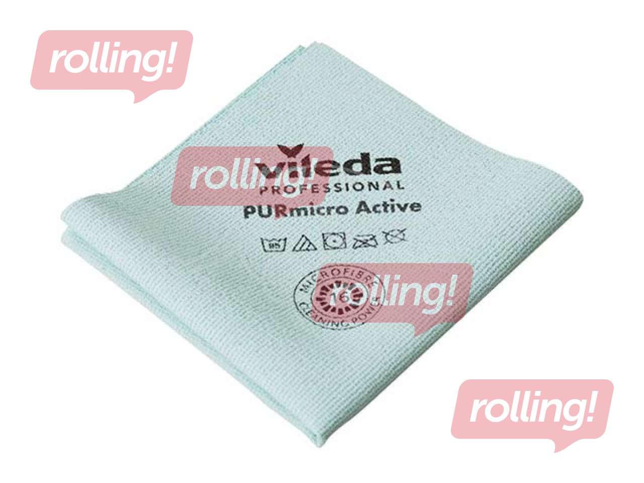 Mikrokiudlapp Vileda PURmicro Active lapp, 35 x 38 cm, roheline