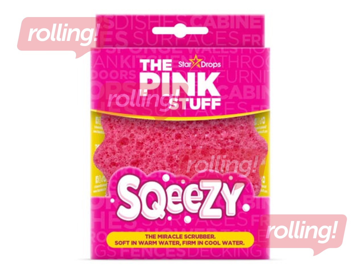 Губка, The Pink Stuff, 1 шт.