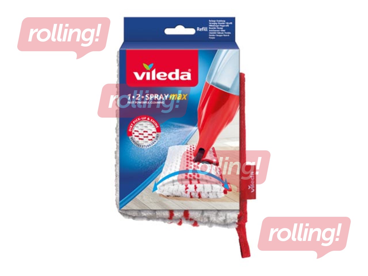 Grīdas slotas maiņas lupata Vileda, 2in1 Spray Max