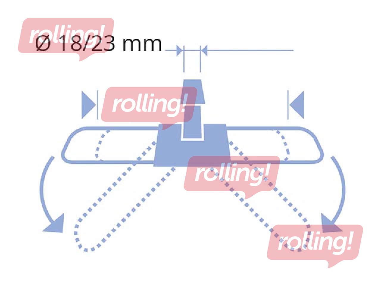 Mopihoidja Lampo, 60cm