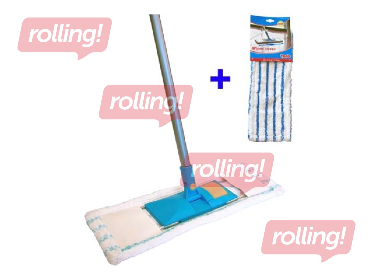 Mopihoidja käepidemega ja vahetusmopp Toro, 40cm