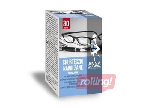 Mitrās salvetes optikas tīrīšanai, 30 gab.