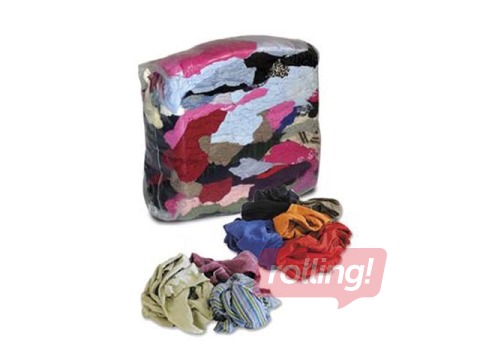 Technical rags, cut, colored, 10kg