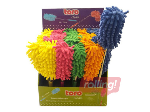 Метла для пыли с телескопической ручкой Toro, 26/74см