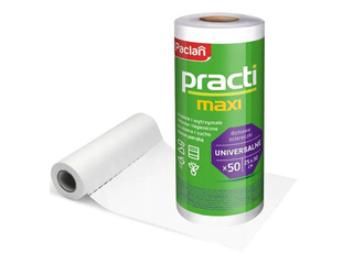 Universal cloths Paclan, on a roll, 25x30cm, 50 pcs.