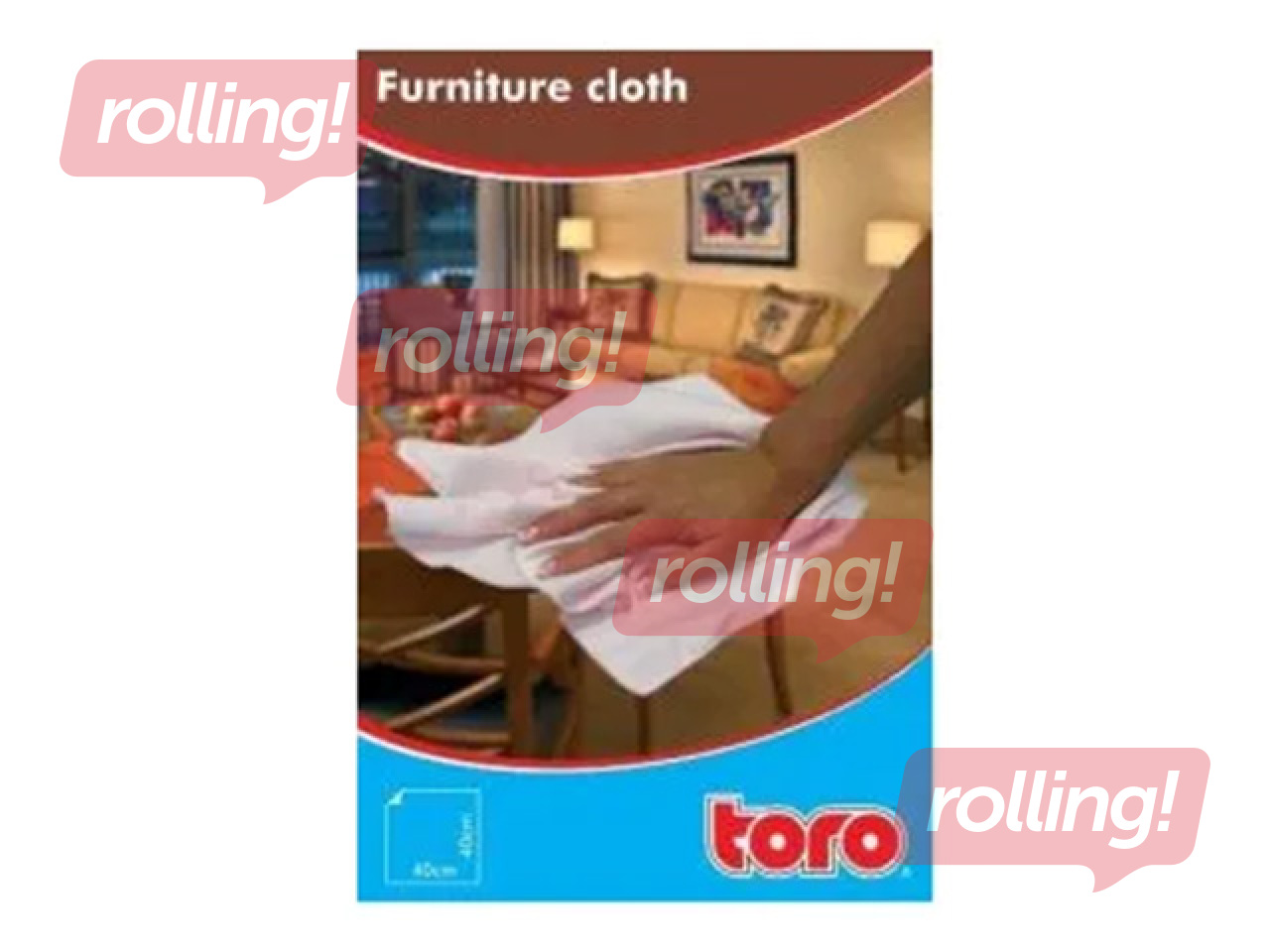 Mikrokiudlapp Toro mööblile, 40x40cm