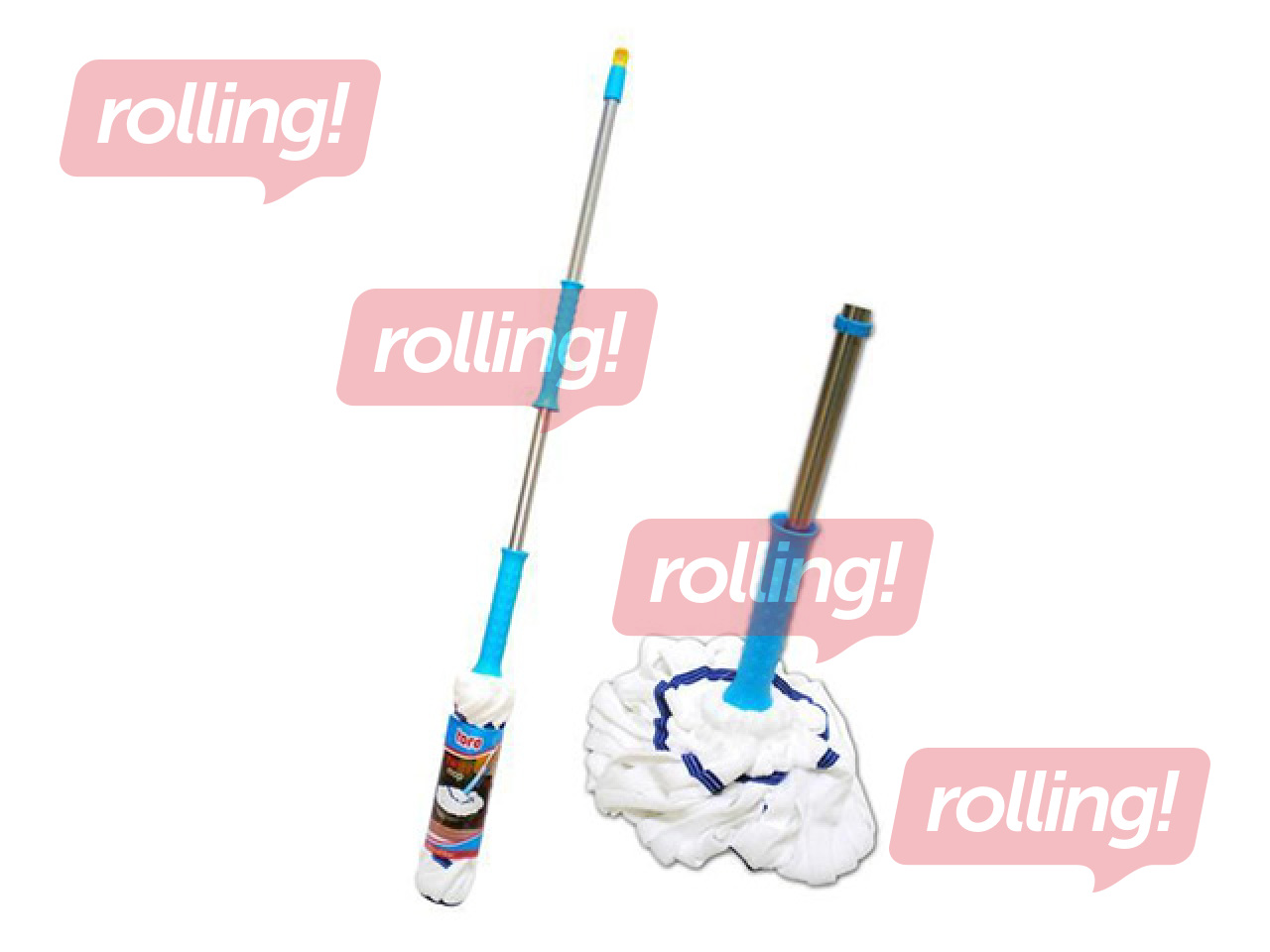 Моп для пола Toro Twist, с ручкой, 145см