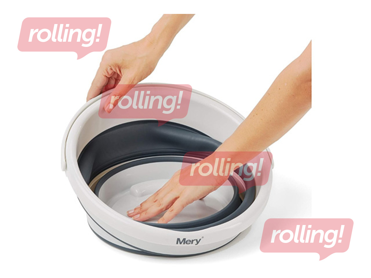 Folding Bucket Mery, with Handle, 12L