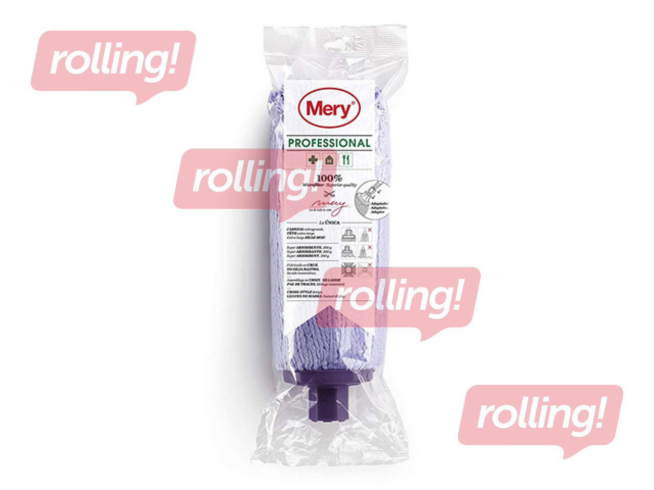 Replacement mop Mery Professional, 200g, 26.5cm