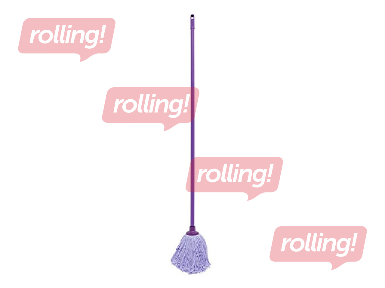 Mops Mery, La Original, ar kātu, 140cm