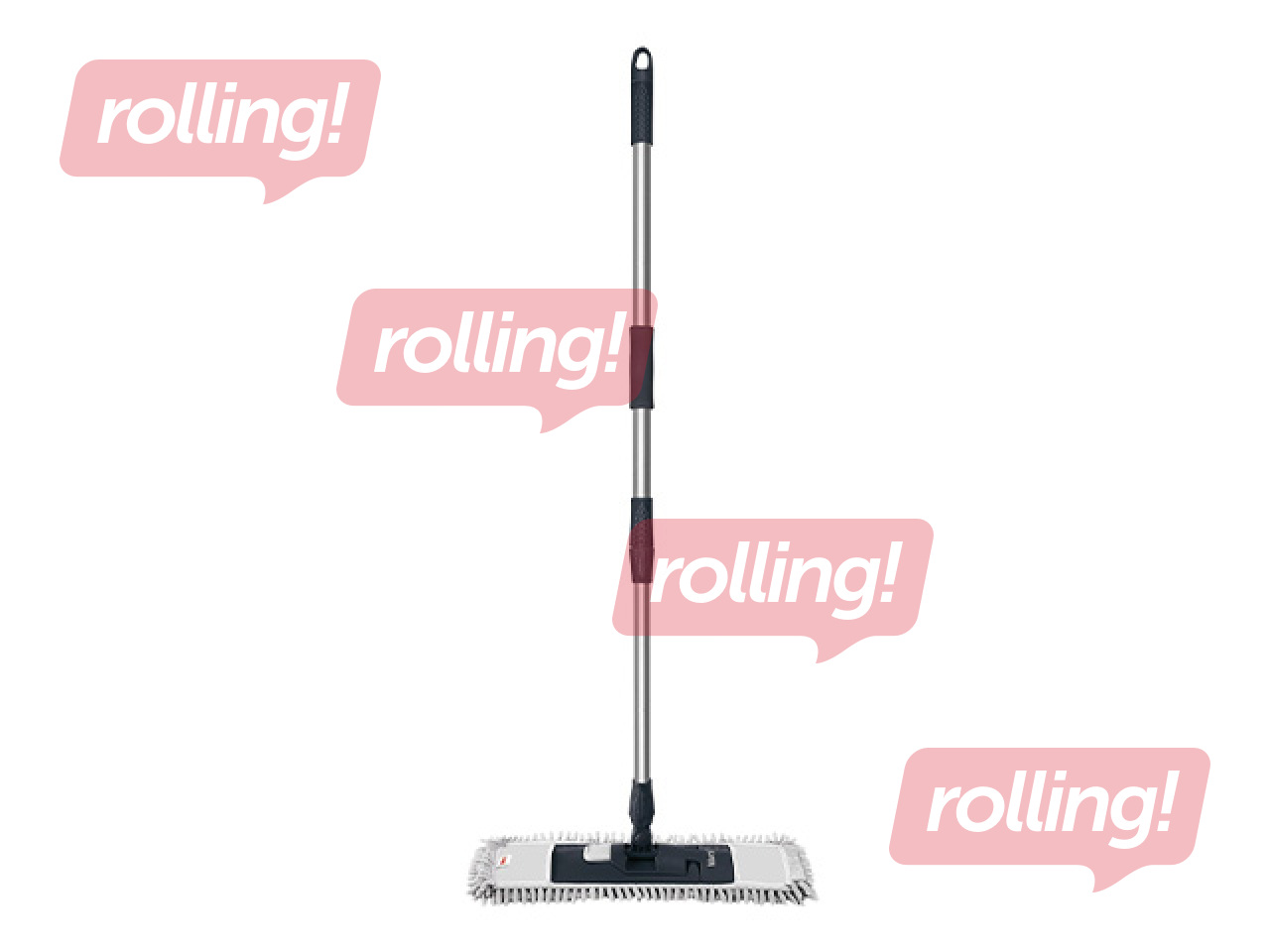 Mop Holder Mery Premium with Telescopic Handle and Replacement Mop, 45cm