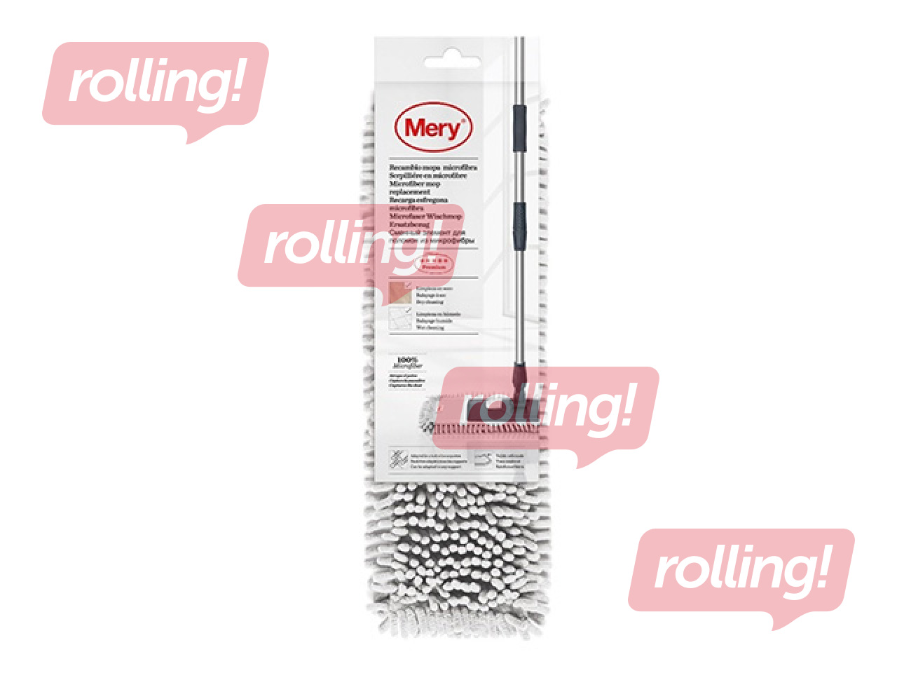 Mop Mery, Premium, microfiber, 45cm