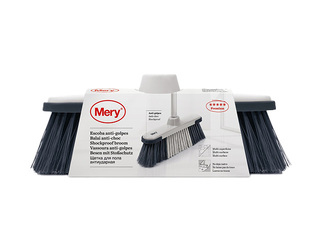 Floor Brush Mery, with a rubber edge, 28cm