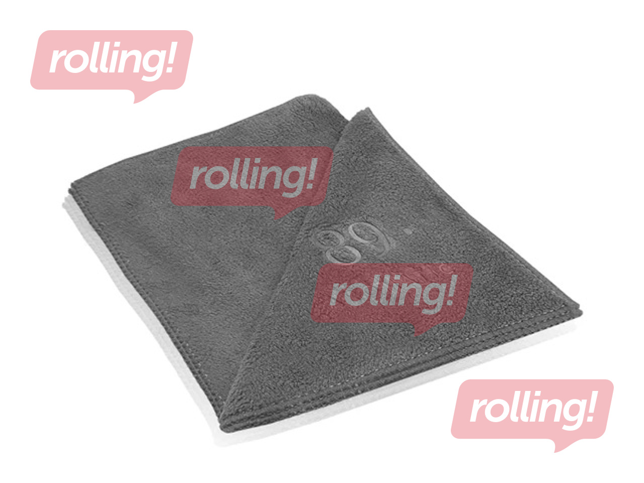 Mikrošķiedras lupatiņa Aromatic 89, pelēka, 40x40cm