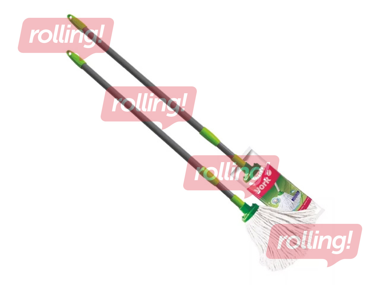 Floor mop York Mega, with handle, 150cm